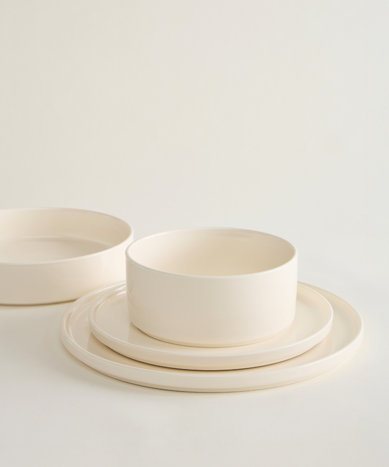 Noa Beige 24 - teiliges Geschirrset