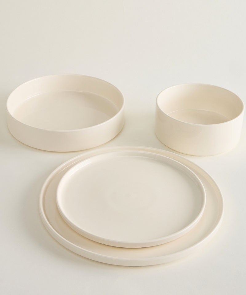 Noa Beige 24 - teiliges Geschirrset