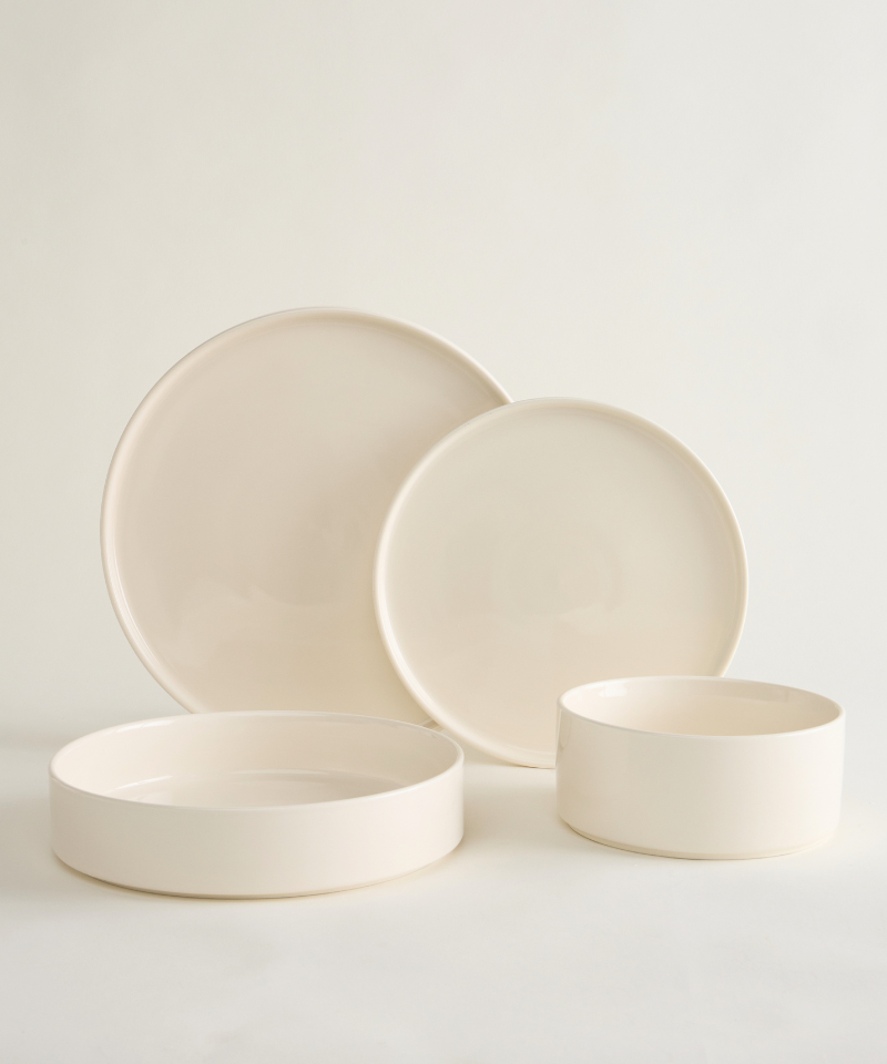 Noa Beige 24 - teiliges Geschirrset