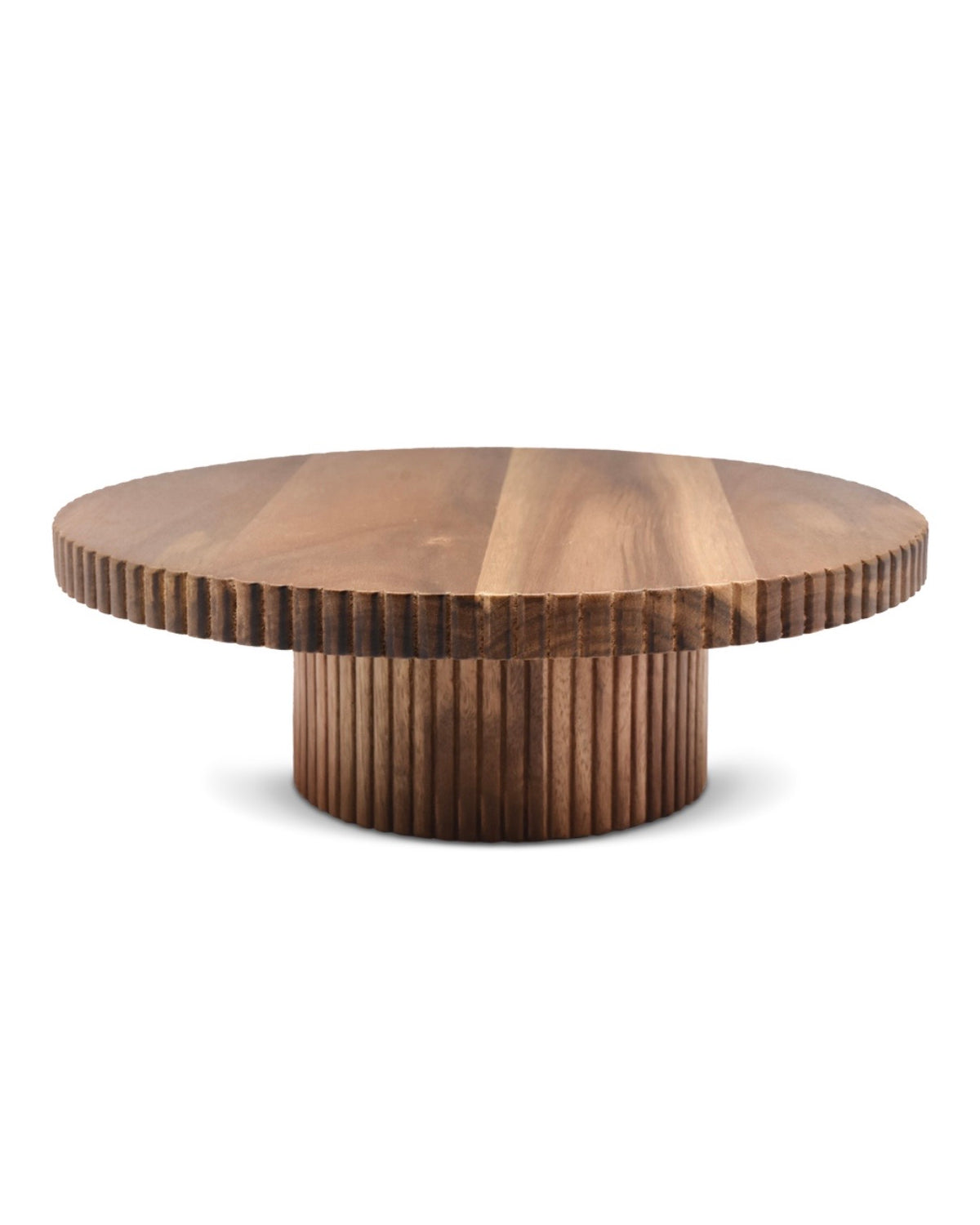Akazienholz Tortenplatte Stripe
