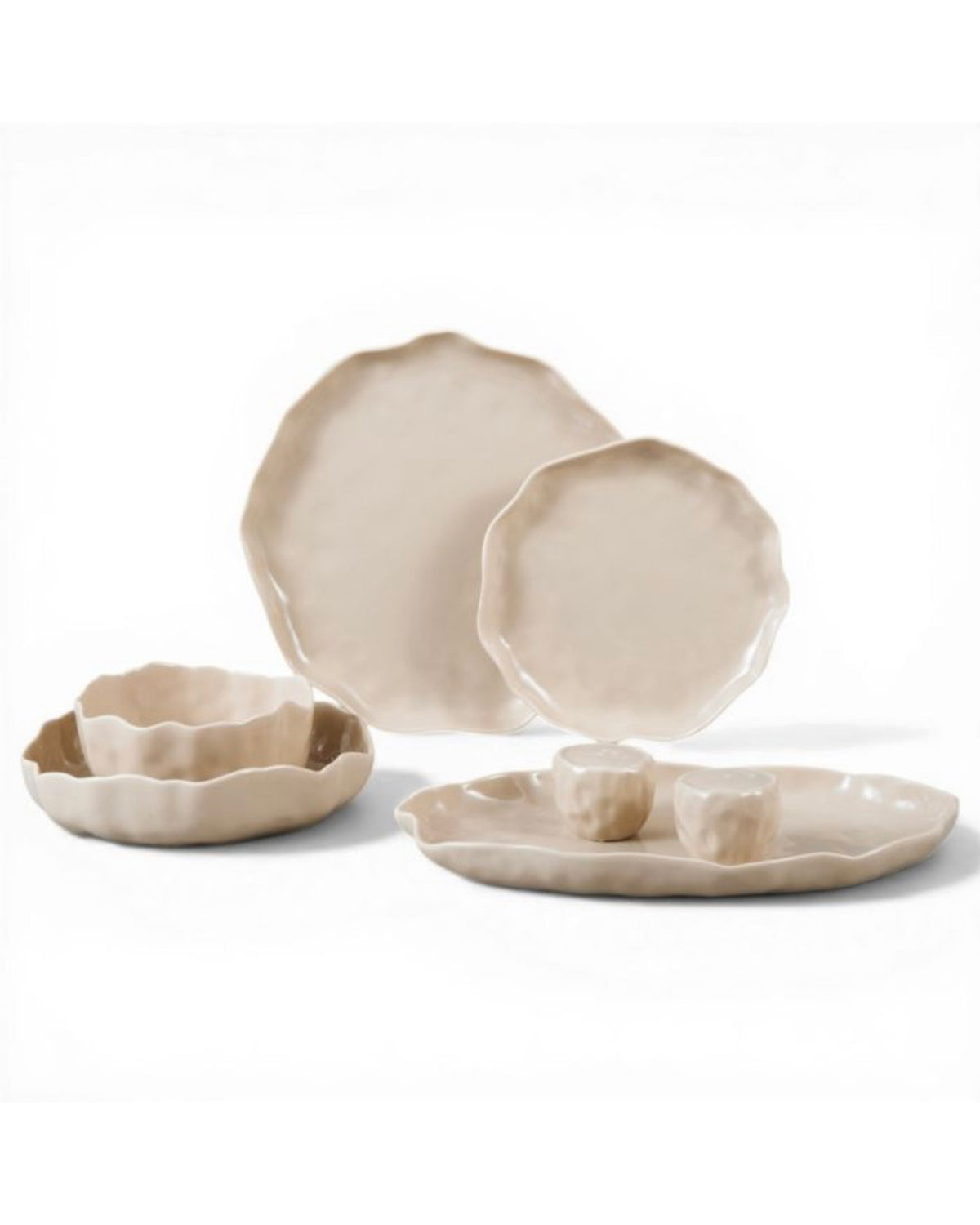 Angles Beige Teller-Set 27-teilig