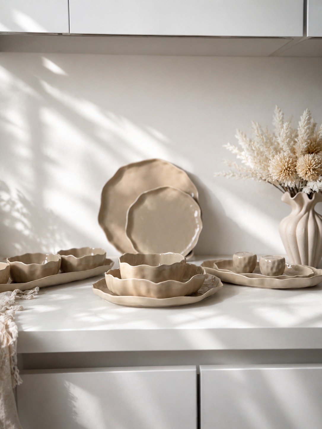Angles Beige Teller-Set 27-teilig