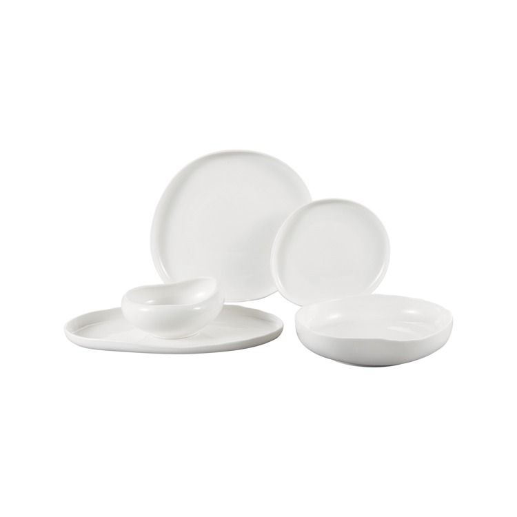 Barles White 25-Teiliges Geschirrset