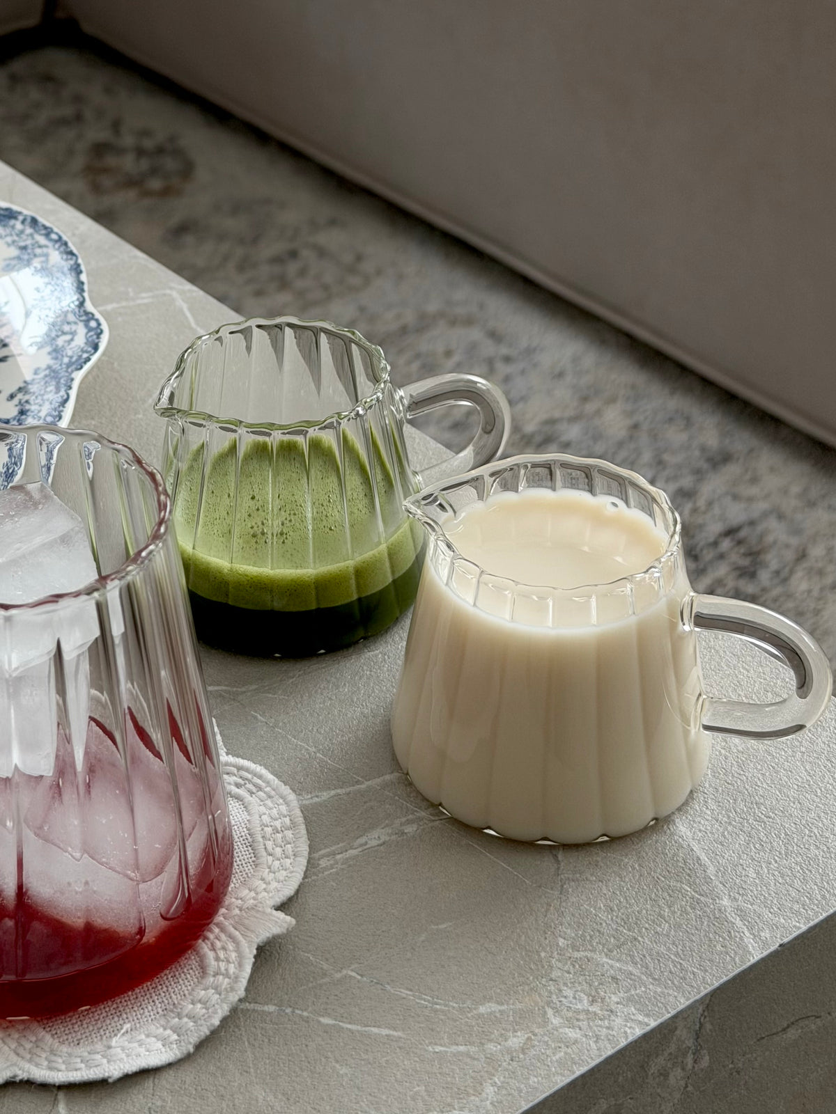 Glas Stripe Soßenspender 150ml