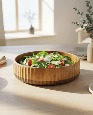 Akazienholz Stripe Bowl