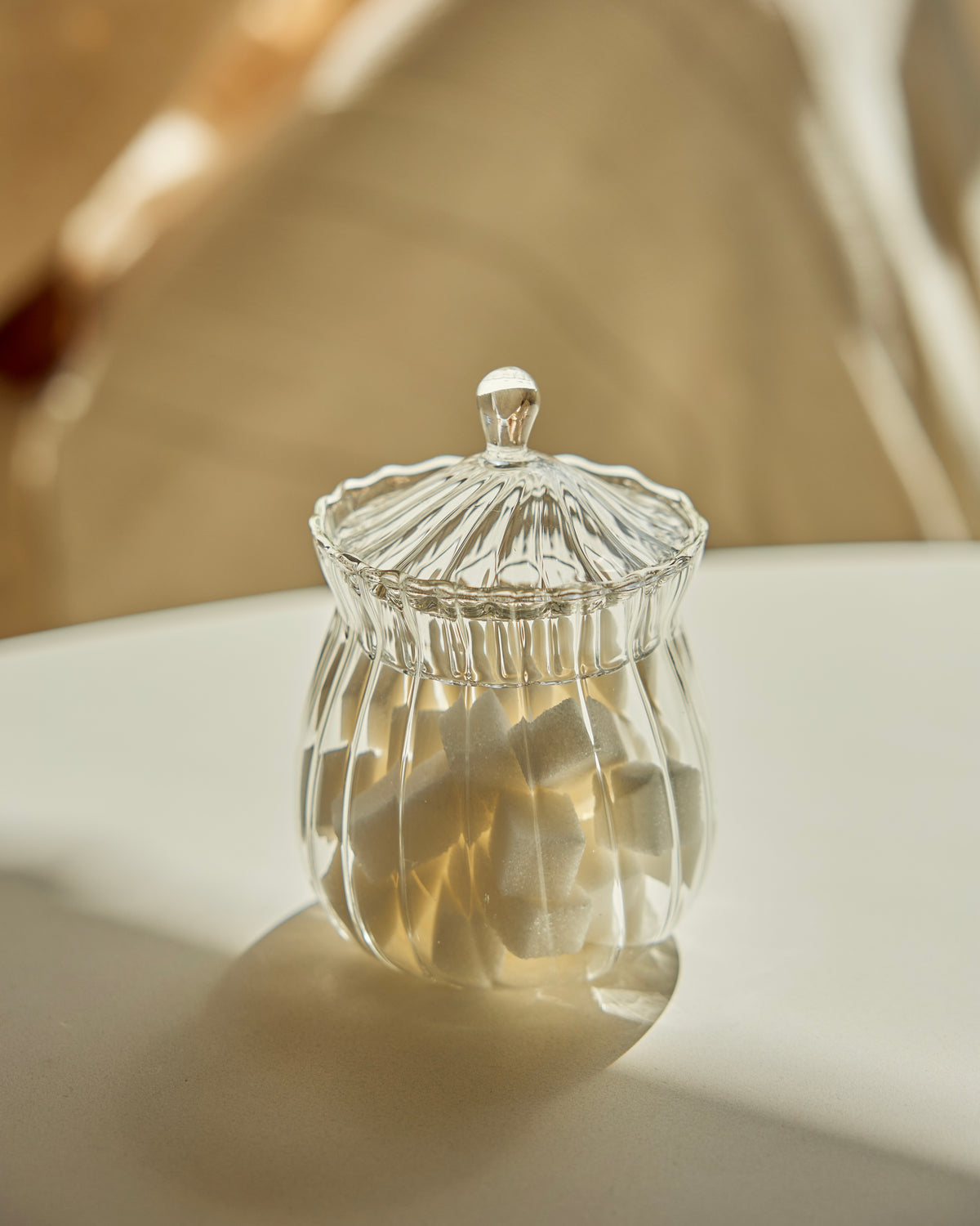 Siera Glas Zuckerdose