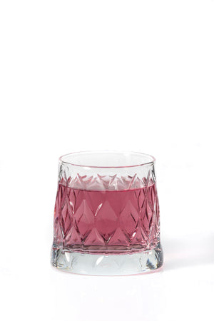 Leafy drinking glass short set of 4