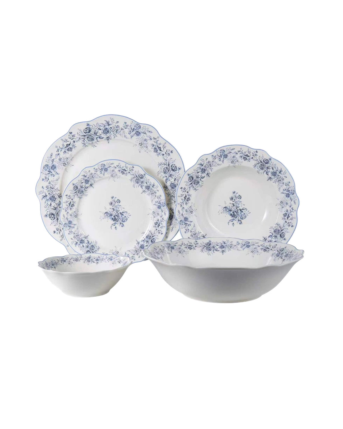 Vintage Rosemont Teller - Set 25-Teilig