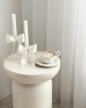 Pearl White Kaffeetassen Set