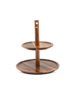 Akazienholz Etagere 25×27cm