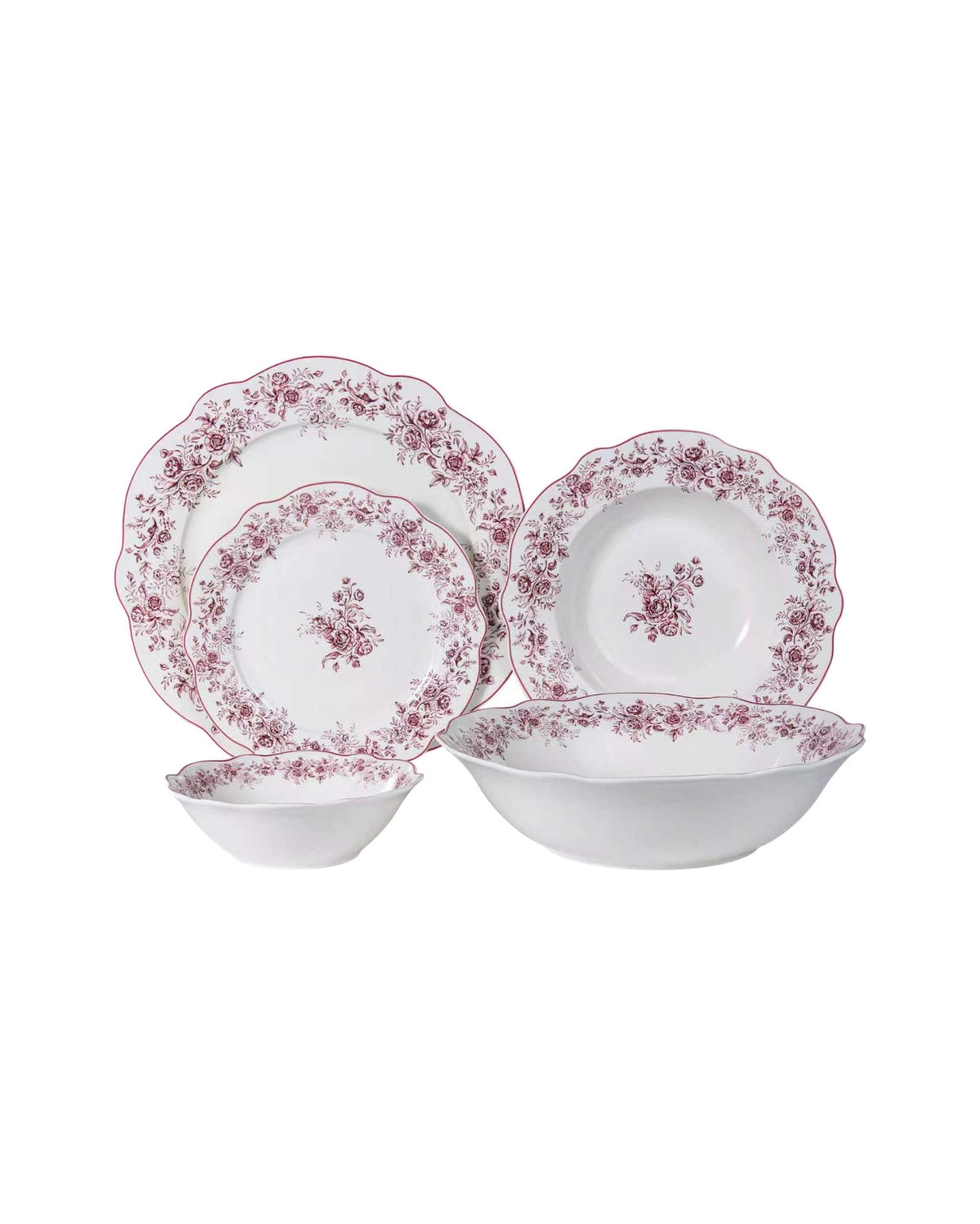 Vintage Rosemont Teller - Set 25-Teilig
