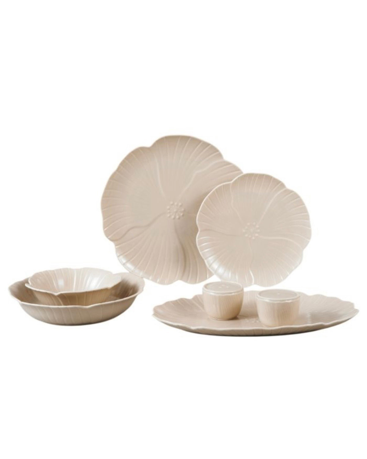 Florange Beige Teller-Set 27-teilig