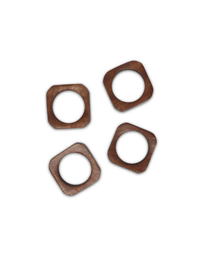 Serviettenring Holz Moku 4er Set