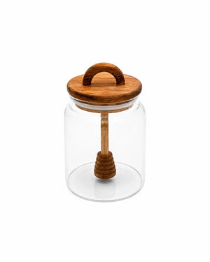 Akazie Honigglas Round