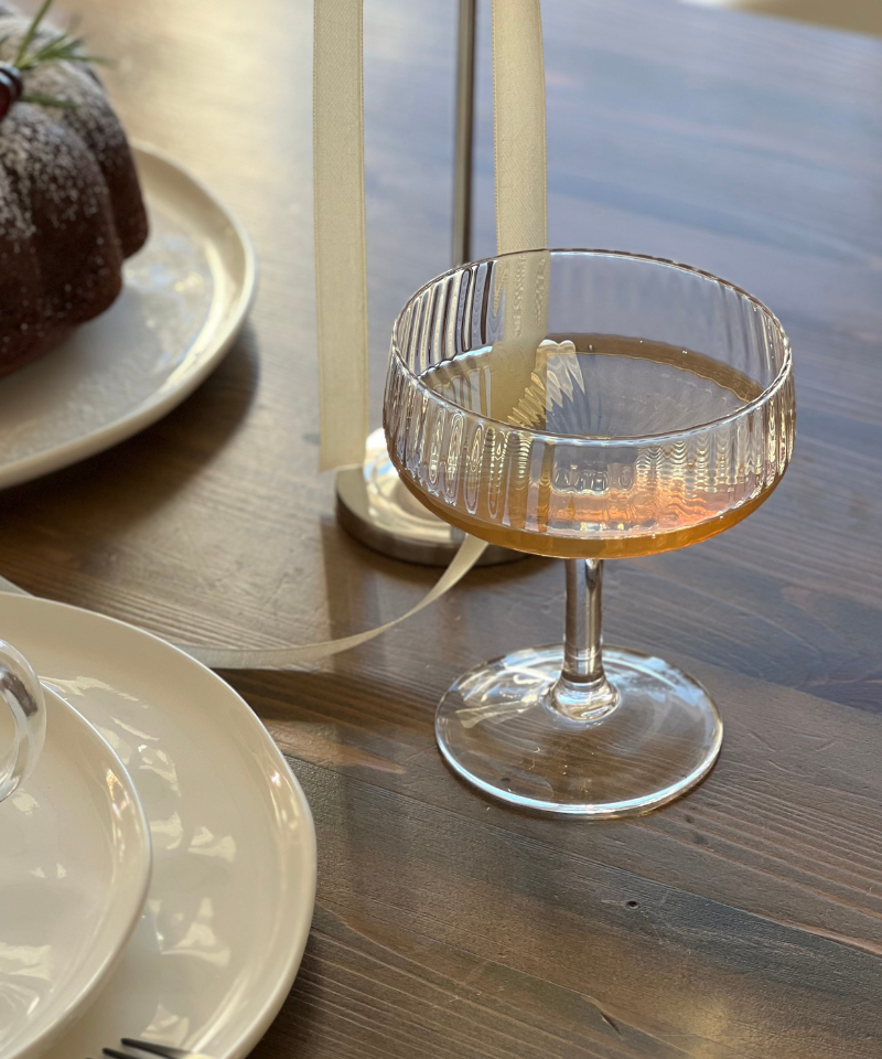 Riffle Champagne Cocktailglas 4er Set
