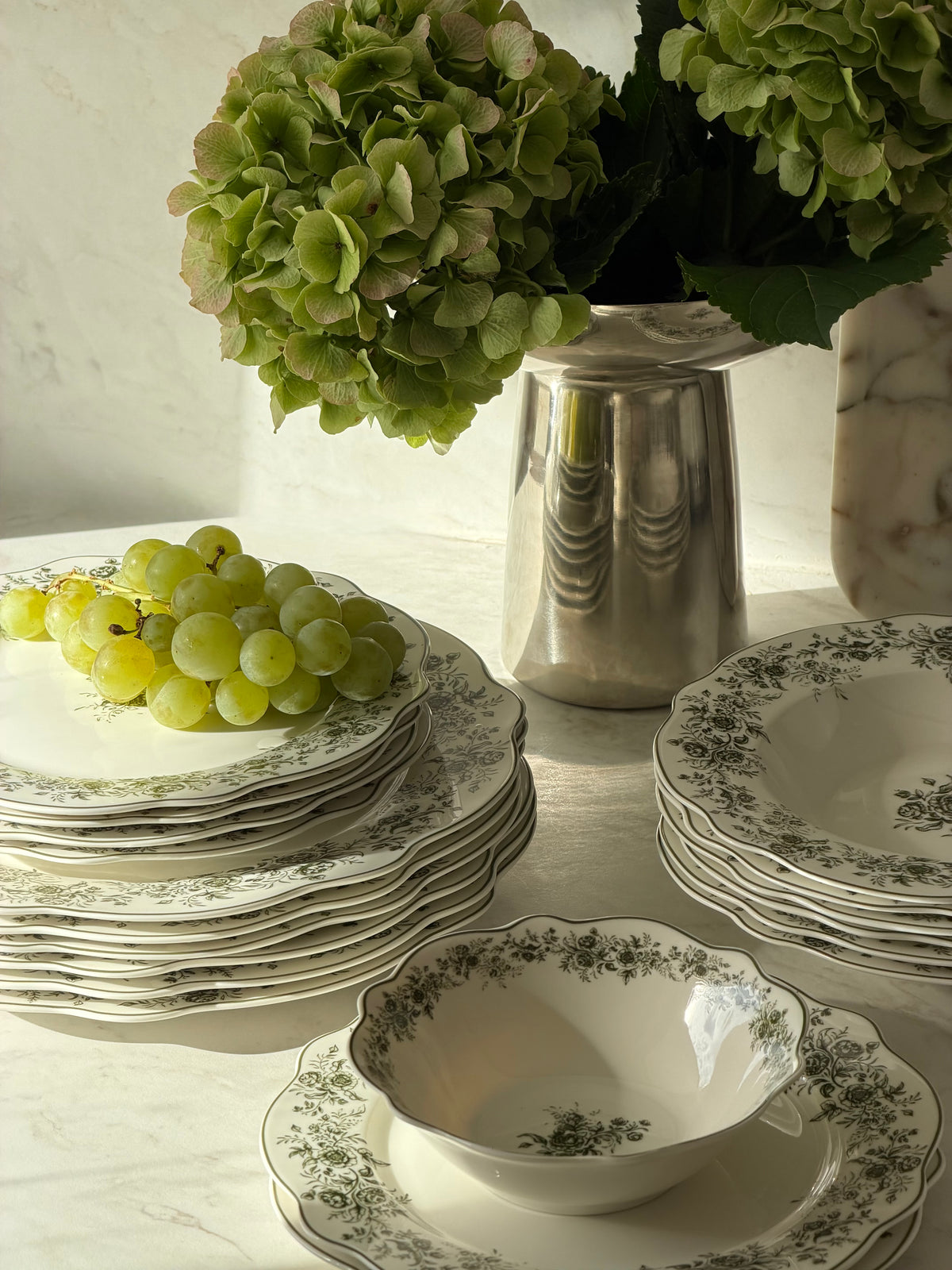 Vintage Rosemont Teller - Set 25-Teilig