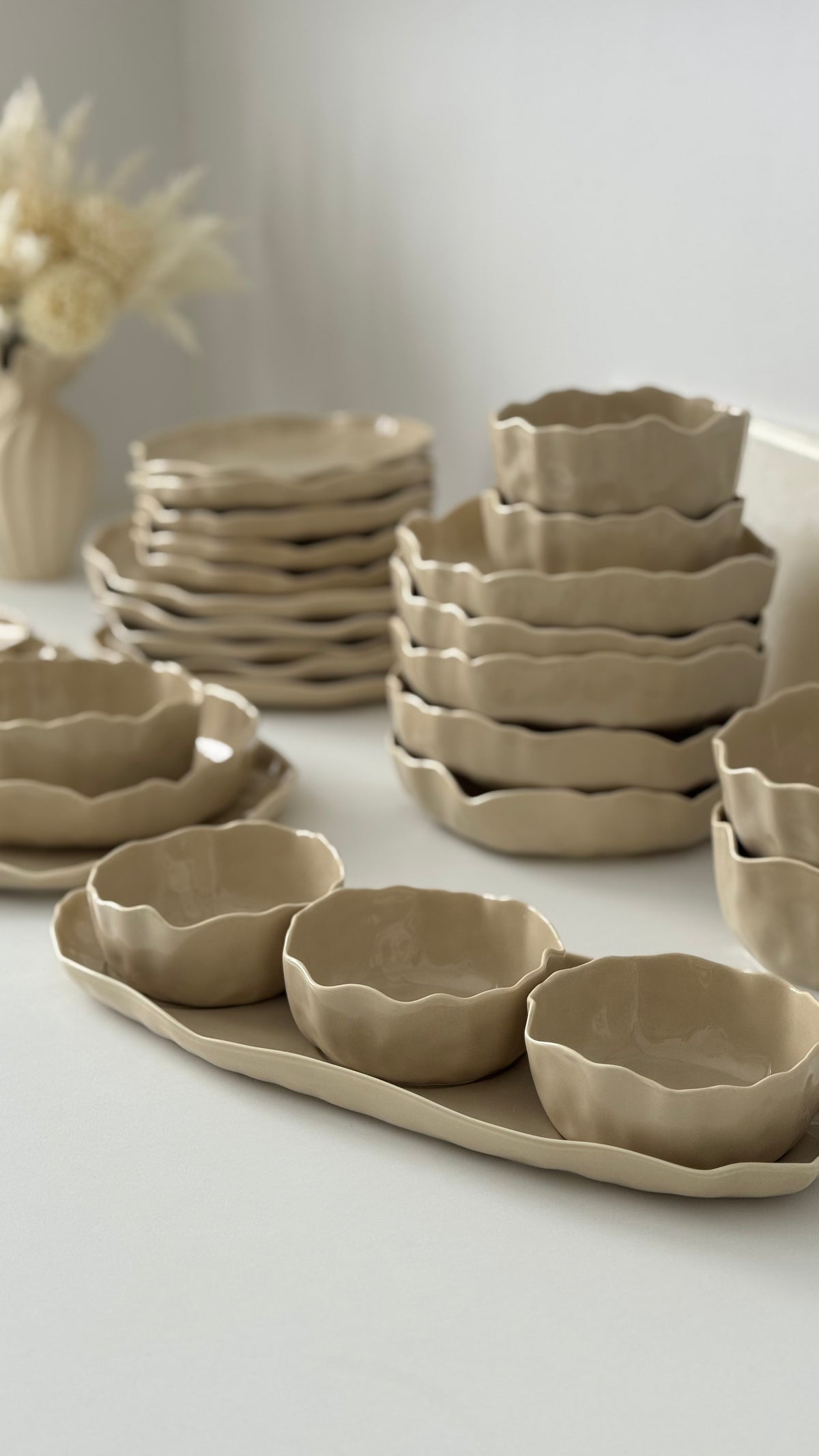 Angles Beige Snack Set 4 - teilig