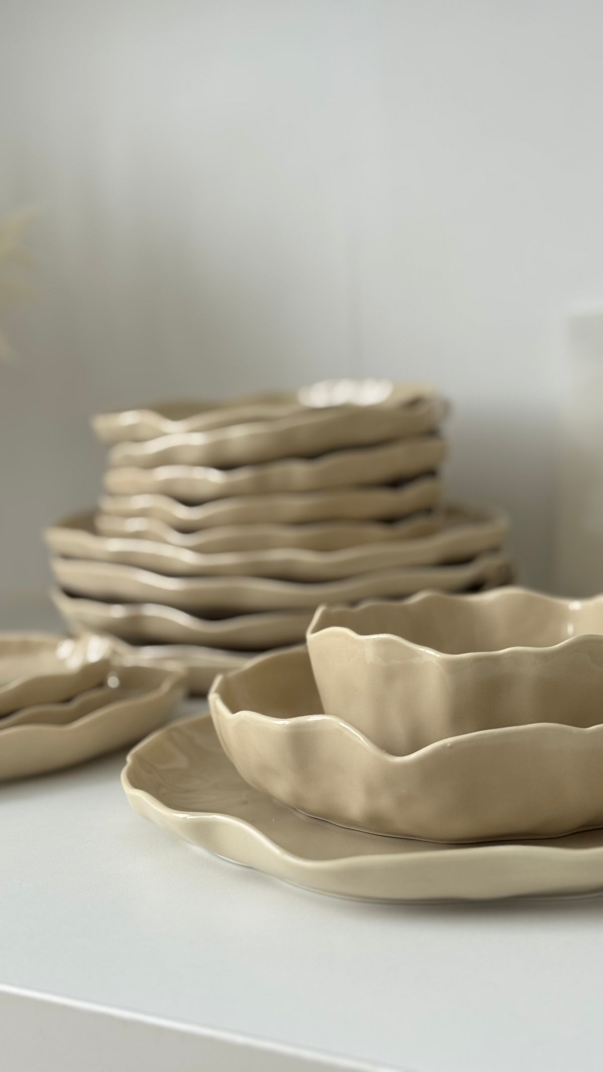 Angles Beige Teller-Set 27-teilig