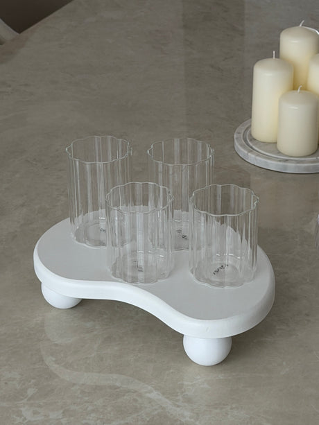 Flower Borosilikatglas Groß 320ml